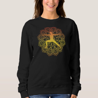 Womens Yoga Mandala Yogi Meditation Spiritual Nama Sweatshirt