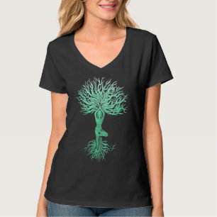 Womens Yoga Namaste Women Meditation Chakra Woman T-Shirt