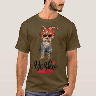 Womens Yorkie Mama I Love Yorkie Yorkshire Terrier T-Shirt