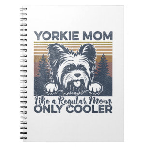 Womens Yorkie Mum _Yorkshire Mama Dog Mother's Day Notebook