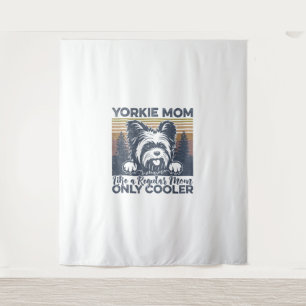 Womens Yorkie Mum _Yorkshire Mama Dog Mother's Day Tapestry