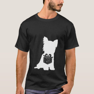 Womens Yorkshire Terrier Christmas Cute Yorkie Dog T-Shirt