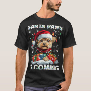 Womens Yorkshire Terrier Christmas Tree Decoration T-Shirt