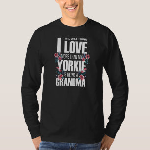Womens Yorkshire Terrier Yorkie Grandma T-Shirt