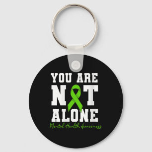 Womens You Are Not Alone Mental Health Awareness W Key Ring