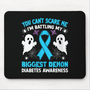 Womens You Cant Scare Me Im Battling My Biggest De Mouse Mat