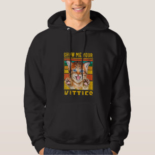 Womens Your Kitties Cute Cat Funny Animal Kitty Ca Hoodie