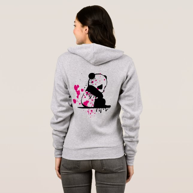 Women's Zip-Up Hoodie (Back Full)