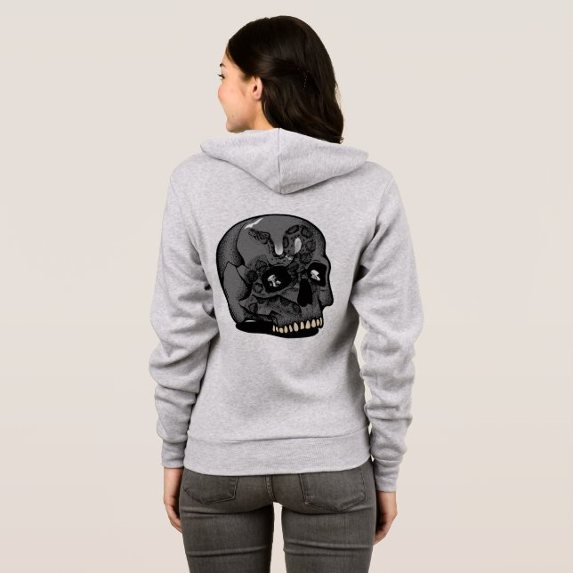 Women's Zip Up Hoodie (Back Full)