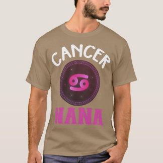 Womens Zodiac Sign Cancer Nana  Horoscope Astrolog T-Shirt