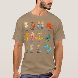 Womens Zodiac Signs Astrology Horoscope  Women Tee