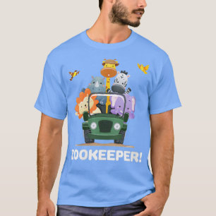 Womens Zoo Day Out Gifts  Zoo Keeper VNeck  T-Shirt