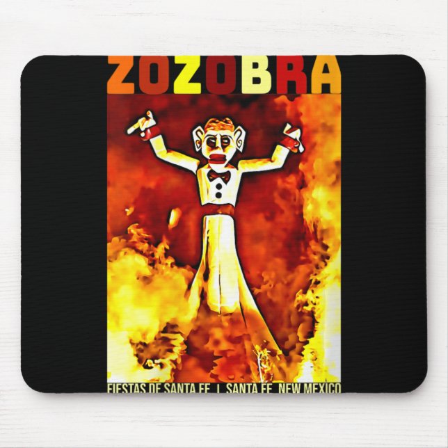 Womens Zozobra Fiestas De Sante Fe New Mexico Old  Mouse Mat (Front)