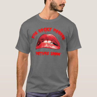 Womenshe Rocky Horror Picture Show Lips VNeck funn T-Shirt