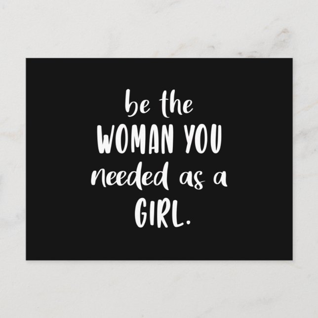 Womes Day Girl Power Woman Feminism Gift Idea Postcard (Front)