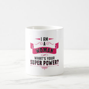 Womes Day Girl Woman Power Feminism Gift Idea Coffee Mug
