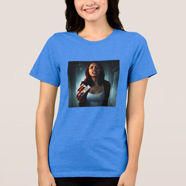 Womon's Basic T-Shirt Tri-Blend Shirt (Front)