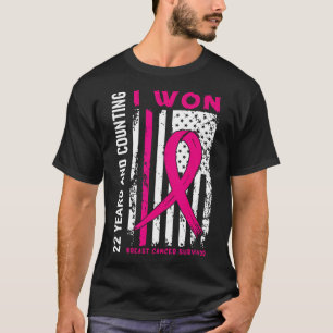 Won Breast Cancer Survivor 22 Year Anniversary Cou T-Shirt