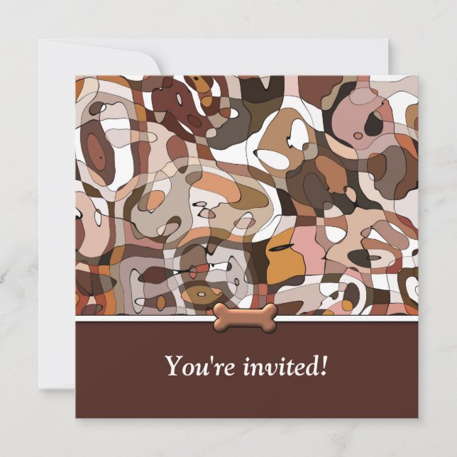 Wonder Dog Birthday Celebration Invitation (Front)