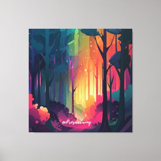 Wonder forest 2 canvas print (Front)