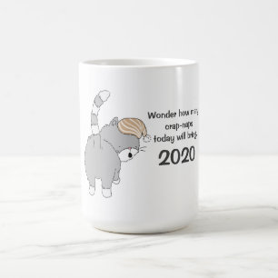 Wonder How Many Crap Naps Today Will Bring Cat Lat Coffee Mug