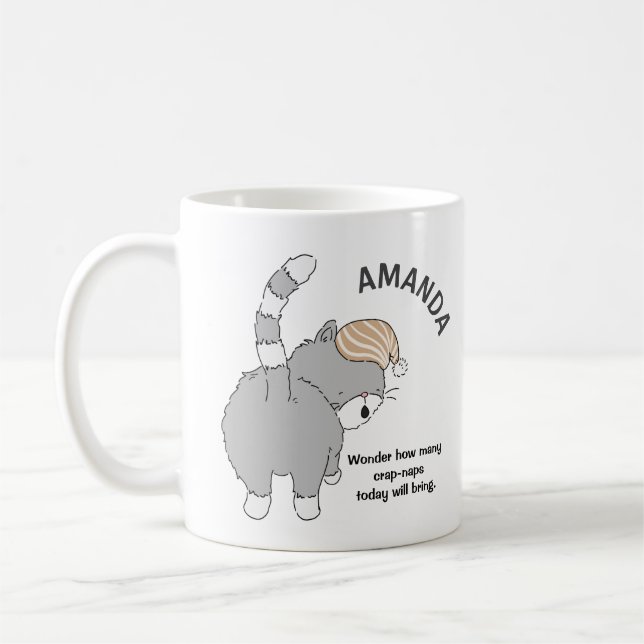 Wonder How Many Crap Naps Today Will Bring Mug (Left)