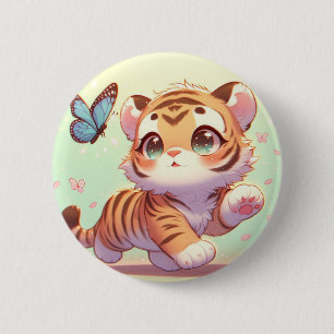 Wonder in a Kitten's Eyes 6 Cm Round Badge