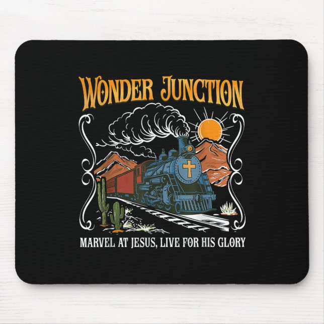 Wonder Junction Marvel At Jesus Christian Summer B Mouse Mat (Front)