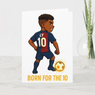 Wonder Kid 10 Cartoon Soccer Hero Artwork T Shirt  Card