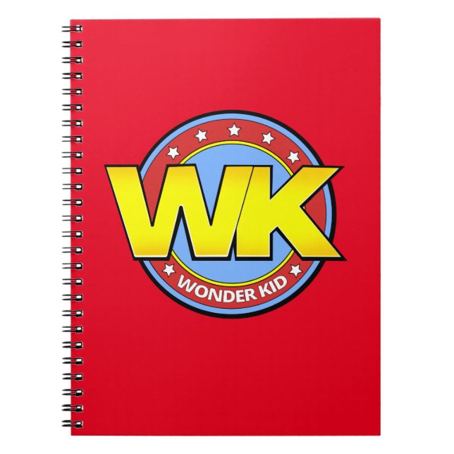Wonder Kid Cool Gift For Kids Notebook (Front)