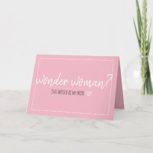wonder mum card