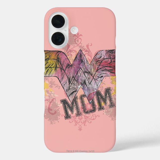 Wonder Mum Mixed Media Case-Mate iPhone Case (Back)