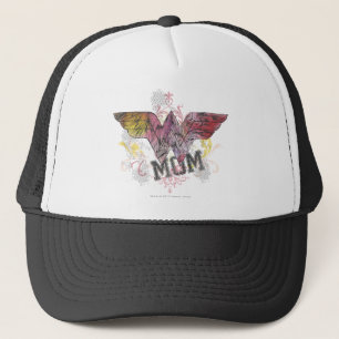 Wonder Mum Mixed Media Trucker Hat