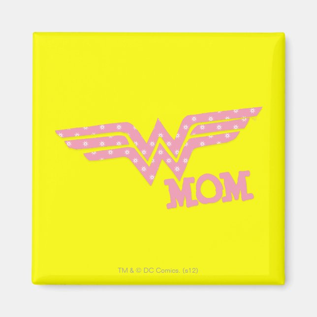 Wonder Mum Pink Magnet (Front)