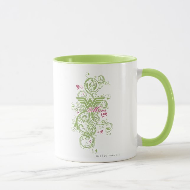 Wonder Mum Swirls Mug (Right)