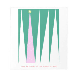 Wonder of the Season Christmas Tree Notepad