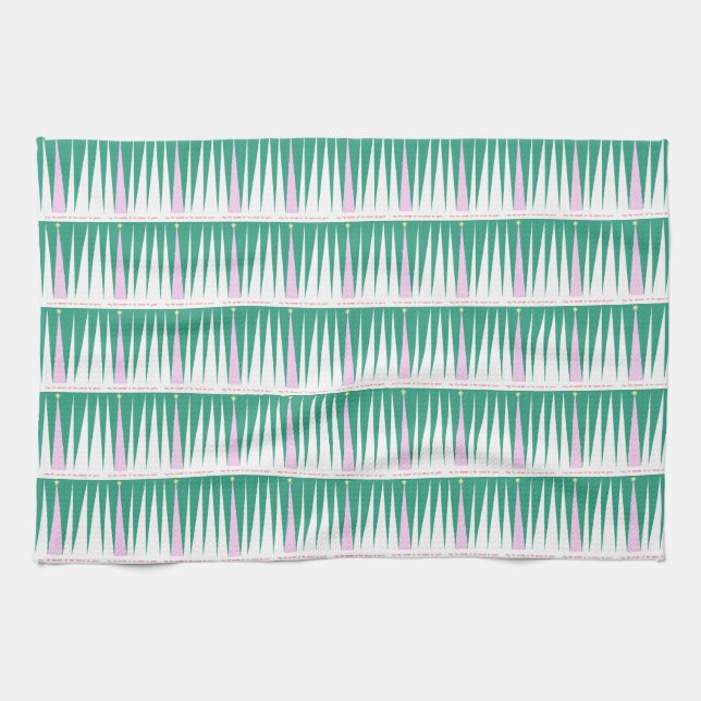 Wonder of the Season Christmas Tree Tea Towel (Horizontal)