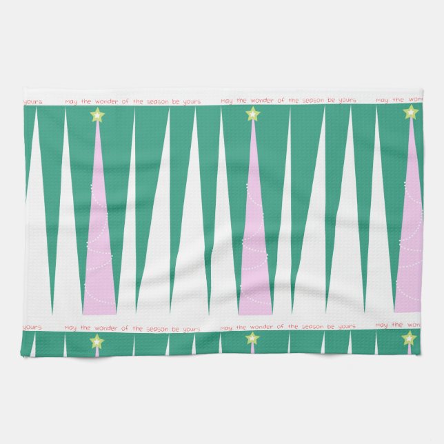 Wonder of the Season Christmas Tree Tea Towel (Horizontal)