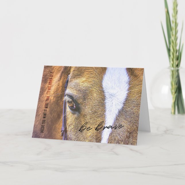 WONDER PONY Greeting Card (Front)