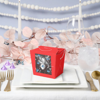 Wonder Rose Red Ants & Blue Butterflies Favour Box