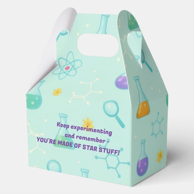 Wonder Science Favour Box  (Back)