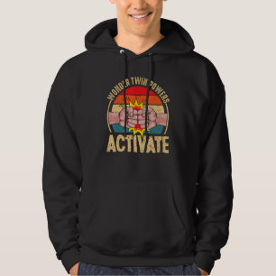 Wonder Twin Powers Activate - Twins Brother Sister Hoodie