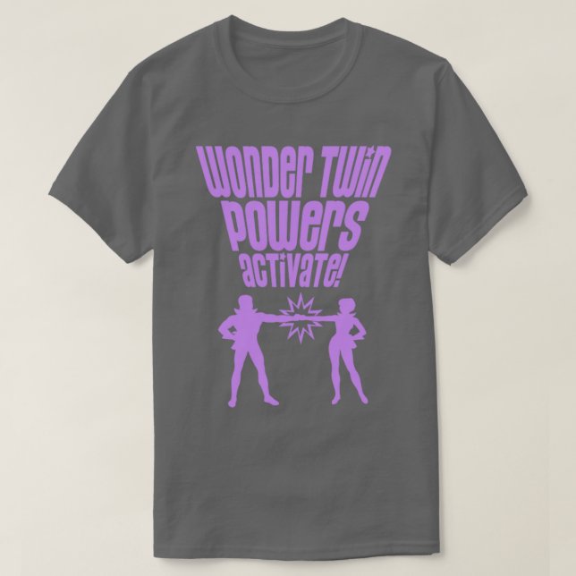 WONDER TWINS 3 T-Shirt (Design Front)