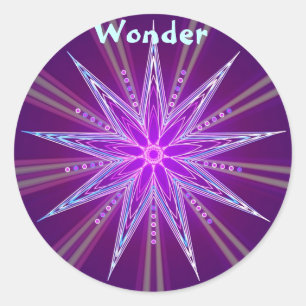 Wonder (Virtue sticker) Classic Round Sticker