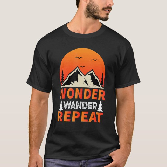 Wonder Wander Repeat Hiking Essential T-Shirt (Front)