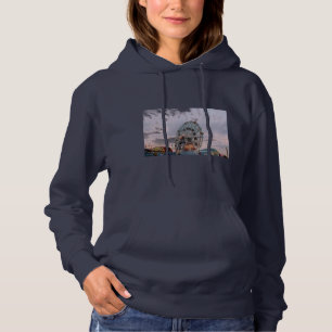 'Wonder Wheel at Twilight' Ladies' Hoodie Swtshrt