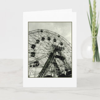 'Wonder Wheel' Blank Greeting Card