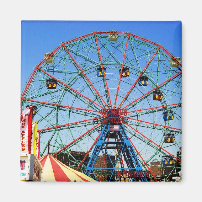 Wonder Wheel - Coney Island, NYC magnet (Front)