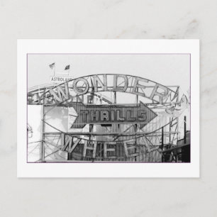 Wonder Wheel Thrills (Coney Island, NY) postcard