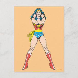 Wonder Woman Arms Crossed Postcard